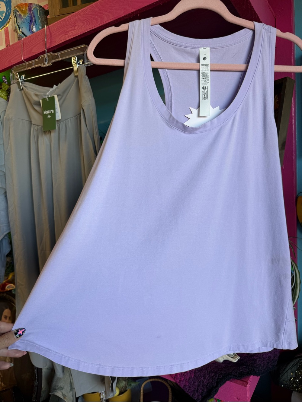 lululemon athletica Lavender Racerback Tank